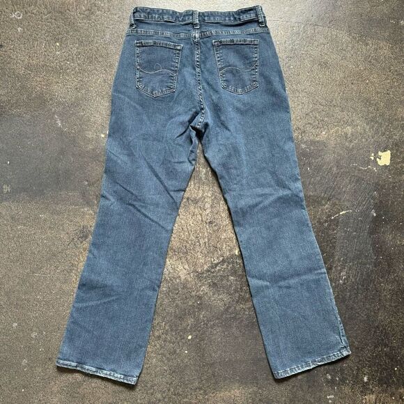 Lee Women's Jeans Slender Secret Lower On The Waist Size 12 Short Stretch - Picture 12 of 15